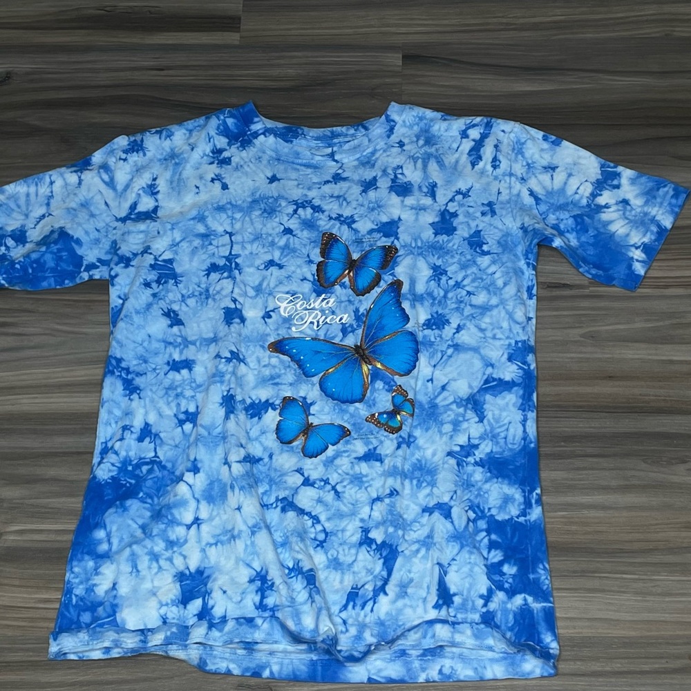 Butterfly Costa Rica Tie Dye T-shirt
